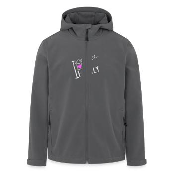 I love my Family - Recycelte Männer Softshell-Jacke von Stanley/Stella - Anthrazit - Vorne - AI Model Male 185 light (185cm)