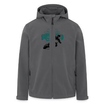 Supermoto Racing - Recycelte Männer Softshell-Jacke von Stanley/Stella - Anthrazit - Vorne - AI Model Male 185 light (185cm)