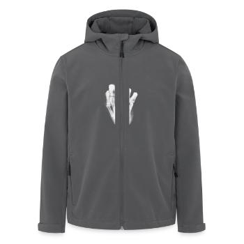 Fuck you - Recycelte Männer Softshell-Jacke von Stanley/Stella - Anthrazit - Vorne - AI Model Male 185 light (185cm)