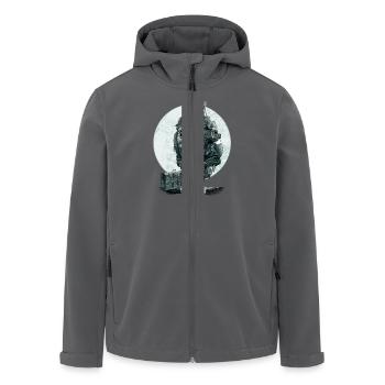 THE GOLFER - Recycelte Männer Softshell-Jacke von Stanley/Stella - Anthrazit - Vorne - AI Model Male 185 light (185cm)