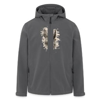 Icarus - Recycelte Männer Softshell-Jacke von Stanley/Stella - Anthrazit - Vorne - AI Model Male 185 light (185cm)