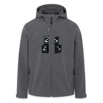 Bass Pyramid - Recycelte Männer Softshell-Jacke von Stanley/Stella - Anthrazit - Vorne - AI Model Male 185 light (185cm)