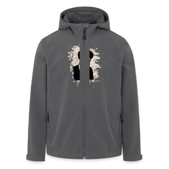 Erich Mühsam Tribute - Recycelte Männer Softshell-Jacke von Stanley/Stella - Anthrazit - Vorne - AI Model Male 185 light (185cm)