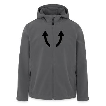 3zack - Recycelte Männer Softshell-Jacke von Stanley/Stella - Anthrazit - Vorne - AI Model Male 185 light (185cm)