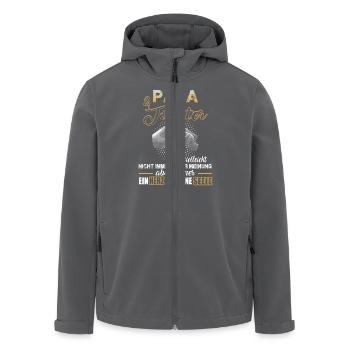 Papa und Tochter - Recycelte Männer Softshell-Jacke von Stanley/Stella - Anthrazit - Vorne - AI Model Male 185 light (185cm)