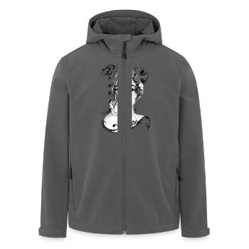 Beauty.png - Recycelte Männer Softshell-Jacke von Stanley/Stella - Anthrazit - Vorne - AI Model Male 185 light (185cm)