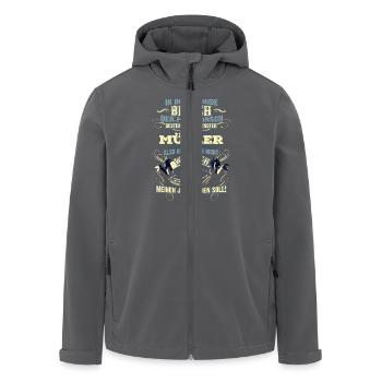 Edles Berufe-Shirt für den Müller - Recycelte Männer Softshell-Jacke von Stanley/Stella - Anthrazit - Vorne - AI Model Male 185 light (185cm)