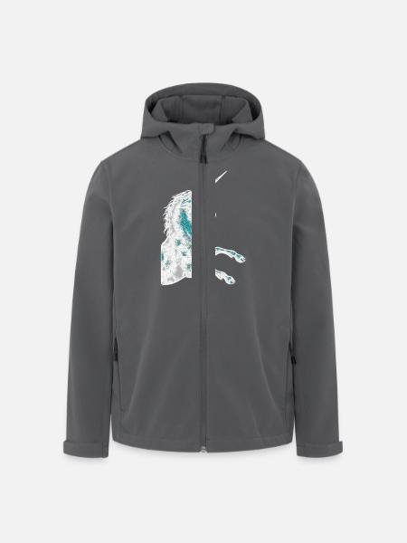 Einhorn Magie / Unicorn Spirit - Recycelte Männer Softshell-Jacke von Stanley/Stella - Anthrazit
