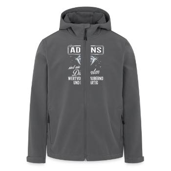 ADMINS - DM - Recycelte Männer Softshell-Jacke von Stanley/Stella - Anthrazit - Vorne - AI Model Male 185 light (185cm)