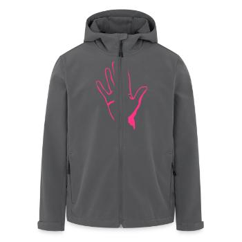 Hand in Hand doigt2203 - Recycelte Männer Softshell-Jacke von Stanley/Stella - Anthrazit - Vorne - AI Model Male 185 light (185cm)