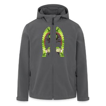 Yggdrasil - Recycelte Männer Softshell-Jacke von Stanley/Stella - Anthrazit - Vorne - AI Model Male 185 light (185cm)