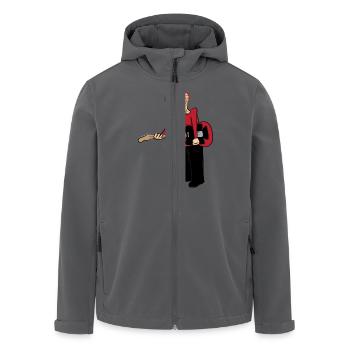 Guitar Dude - Recycelte Männer Softshell-Jacke von Stanley/Stella - Anthrazit - Vorne - AI Model Male 185 light (185cm)