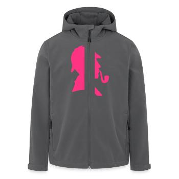Sherlock - Recycelte Männer Softshell-Jacke von Stanley/Stella - Anthrazit - Vorne - AI Model Male 185 light (185cm)
