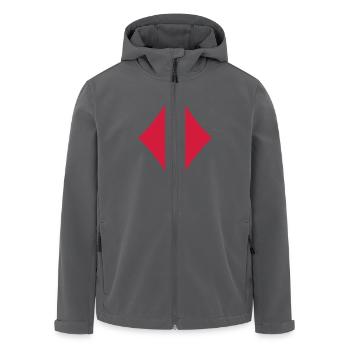 karo v - Recycelte Männer Softshell-Jacke von Stanley/Stella - Anthrazit - Vorne - AI Model Male 185 light (185cm)