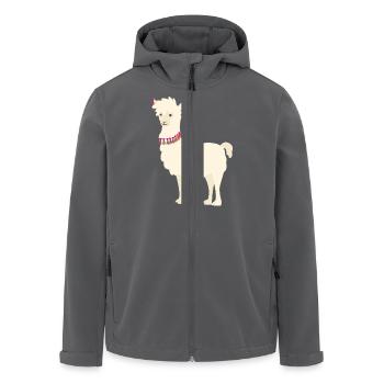 Lama - Recycelte Männer Softshell-Jacke von Stanley/Stella - Anthrazit - Vorne - AI Model Male 185 light (185cm)