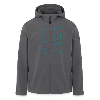 Drops - Recycelte Männer Softshell-Jacke von Stanley/Stella - Anthrazit - Vorne - AI Model Male 185 light (185cm)