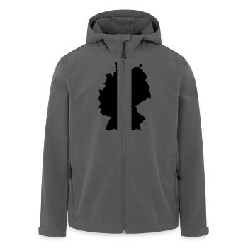 Germany - Recycelte Männer Softshell-Jacke von Stanley/Stella - Anthrazit - Vorne - AI Model Male 185 light (185cm)