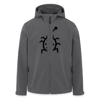 Marienkäfer - Recycelte Männer Softshell-Jacke von Stanley/Stella - Anthrazit - Vorne - AI Model Male 185 light (185cm)