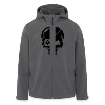 Poker - Recycelte Männer Softshell-Jacke von Stanley/Stella - Anthrazit - Vorne - AI Model Male 185 light (185cm)