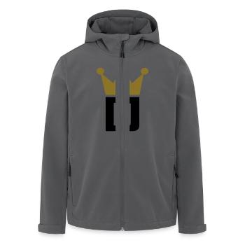 DJ - Recycelte Männer Softshell-Jacke von Stanley/Stella - Anthrazit - Vorne - AI Model Male 185 light (185cm)