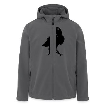 Rabe - Recycelte Männer Softshell-Jacke von Stanley/Stella - Anthrazit - Vorne - AI Model Male 185 light (185cm)
