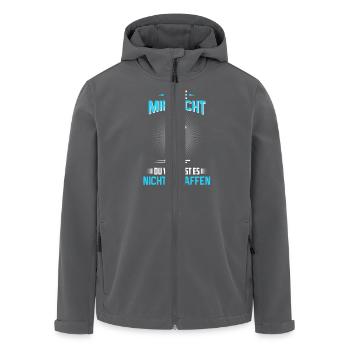 jogger - Recycelte Männer Softshell-Jacke von Stanley/Stella - Anthrazit - Vorne - AI Model Male 185 light (185cm)