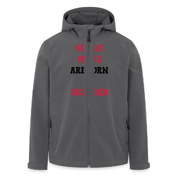 Geburtstag / Dezember / Partei / Geschenk - Recycelte Männer Softshell-Jacke von Stanley/Stella - Anthrazit - Vorne - AI Model Male 185 light (185cm)