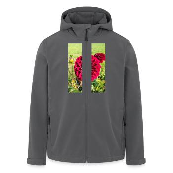 Dahlie (auf Deutsch Dahlie) Dahlie - Recycelte Männer Softshell-Jacke von Stanley/Stella - Anthrazit - Vorne - AI Model Male 185 light (185cm)