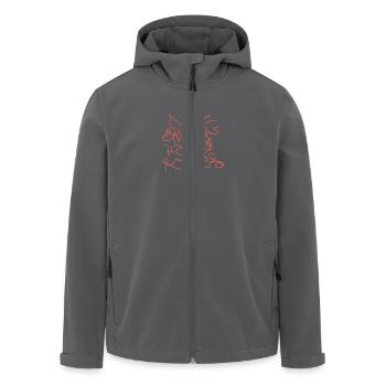 NYC Brooklyn Hood Kings - Recycelte Männer Softshell-Jacke von Stanley/Stella - Anthrazit - Vorne - AI Model Male 185 light (185cm)