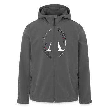 Buchstabe A - Recycelte Männer Softshell-Jacke von Stanley/Stella - Anthrazit - Vorne - AI Model Male 185 light (185cm)