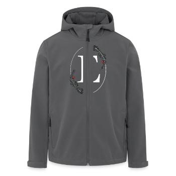 Buchstabe E - Recycelte Männer Softshell-Jacke von Stanley/Stella - Anthrazit - Vorne - AI Model Male 185 light (185cm)