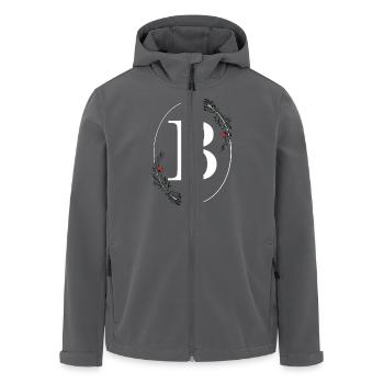 Buchstabe B - Recycelte Männer Softshell-Jacke von Stanley/Stella - Anthrazit - Vorne - AI Model Male 185 light (185cm)