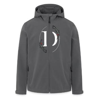 Buchstabe D - Recycelte Männer Softshell-Jacke von Stanley/Stella - Anthrazit - Vorne - AI Model Male 185 light (185cm)