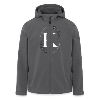 Buchstabe K - Recycelte Männer Softshell-Jacke von Stanley/Stella - Anthrazit - Vorne - AI Model Male 185 light (185cm)
