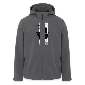 Nightmare Bat – Gothic Horror Vampir Kreatur Kunst - Recycelte Männer Softshell-Jacke von Stanley/Stella - Anthrazit - Vorne - AI Model Male 185 light (185cm)