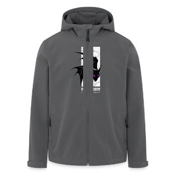 Nightmare Bat – Gothic Horror Vampir Kreatur Kunst - Recycelte Männer Softshell-Jacke von Stanley/Stella - Anthrazit - Vorne - AI Model Male 185 light (185cm)