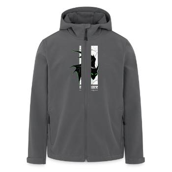 Nightmare Bat – Gothic Horror Vampir Kreatur Kunst - Recycelte Männer Softshell-Jacke von Stanley/Stella - Anthrazit - Vorne - AI Model Male 185 light (185cm)