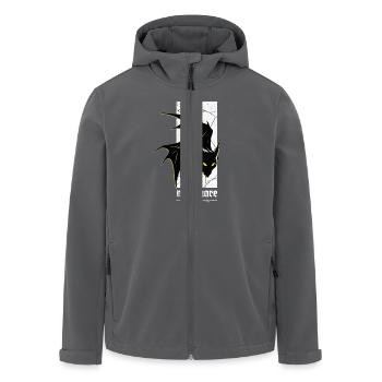Nightmare Bat – Gothic Horror Vampir Kreatur Kunst - Recycelte Männer Softshell-Jacke von Stanley/Stella - Anthrazit - Vorne - AI Model Male 185 light (185cm)