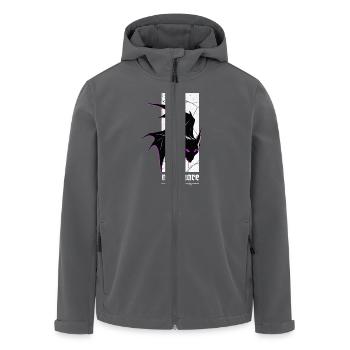 Nightmare Bat – Gothic Horror Vampir Kreatur Kunst - Recycelte Männer Softshell-Jacke von Stanley/Stella - Anthrazit - Vorne - AI Model Male 185 light (185cm)