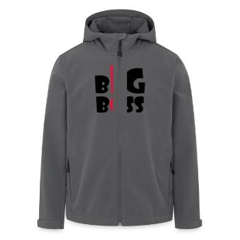 big_boss_2c - Recycelte Männer Softshell-Jacke von Stanley/Stella - Anthrazit - Vorne - AI Model Male 185 light (185cm)