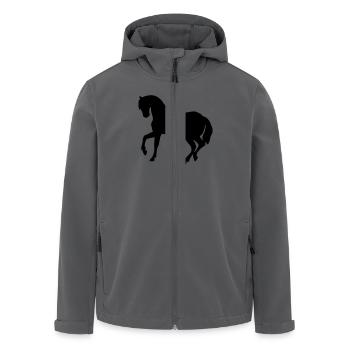 Süßes Pony - Recycelte Männer Softshell-Jacke von Stanley/Stella - Anthrazit - Vorne - AI Model Male 185 light (185cm)