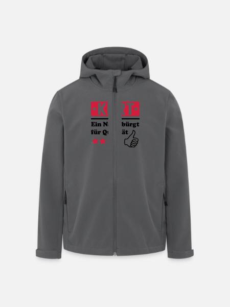 kurt - Recycelte Männer Softshell-Jacke von Stanley/Stella - Anthrazit