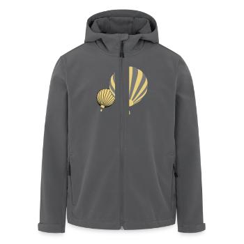 Ballons - Recycelte Männer Softshell-Jacke von Stanley/Stella - Anthrazit - Vorne - AI Model Male 185 light (185cm)