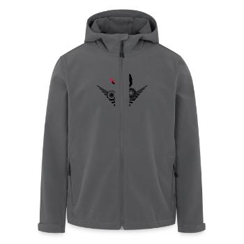 gitarrist - Recycelte Männer Softshell-Jacke von Stanley/Stella - Anthrazit - Vorne - AI Model Male 185 light (185cm)