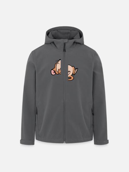 Schlafen Maus - Recycelte Männer Softshell-Jacke von Stanley/Stella - Anthrazit