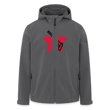 Sportschießen Schütze Sport Sportler Spieler - Recycelte Männer Softshell-Jacke von Stanley/Stella - Anthrazit - Vorne - AI Model Male 185 light (185cm)