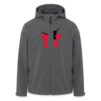 Tanz Musik Tänzer Ballett Oper - Recycelte Männer Softshell-Jacke von Stanley/Stella - Anthrazit - Vorne - AI Model Male 185 light (185cm)