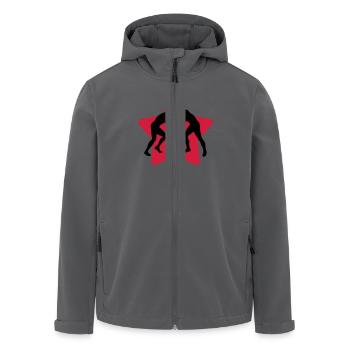 Ringen Ringer Sport Sportler Spieler - Recycelte Männer Softshell-Jacke von Stanley/Stella - Anthrazit - Vorne - AI Model Male 185 light (185cm)