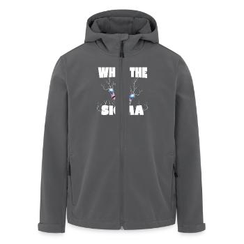 Ähm Was Der Sigma Bro - Recycelte Männer Softshell-Jacke von Stanley/Stella - Anthrazit - Vorne - AI Model Male 185 light (185cm)