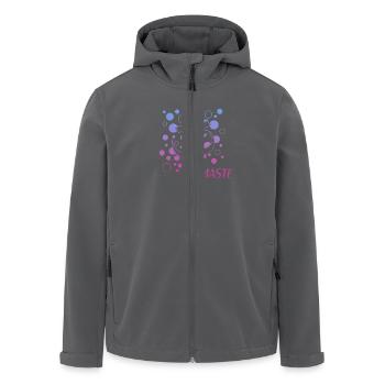 Namaste - Recycelte Männer Softshell-Jacke von Stanley/Stella - Anthrazit - Vorne - AI Model Male 185 light (185cm)